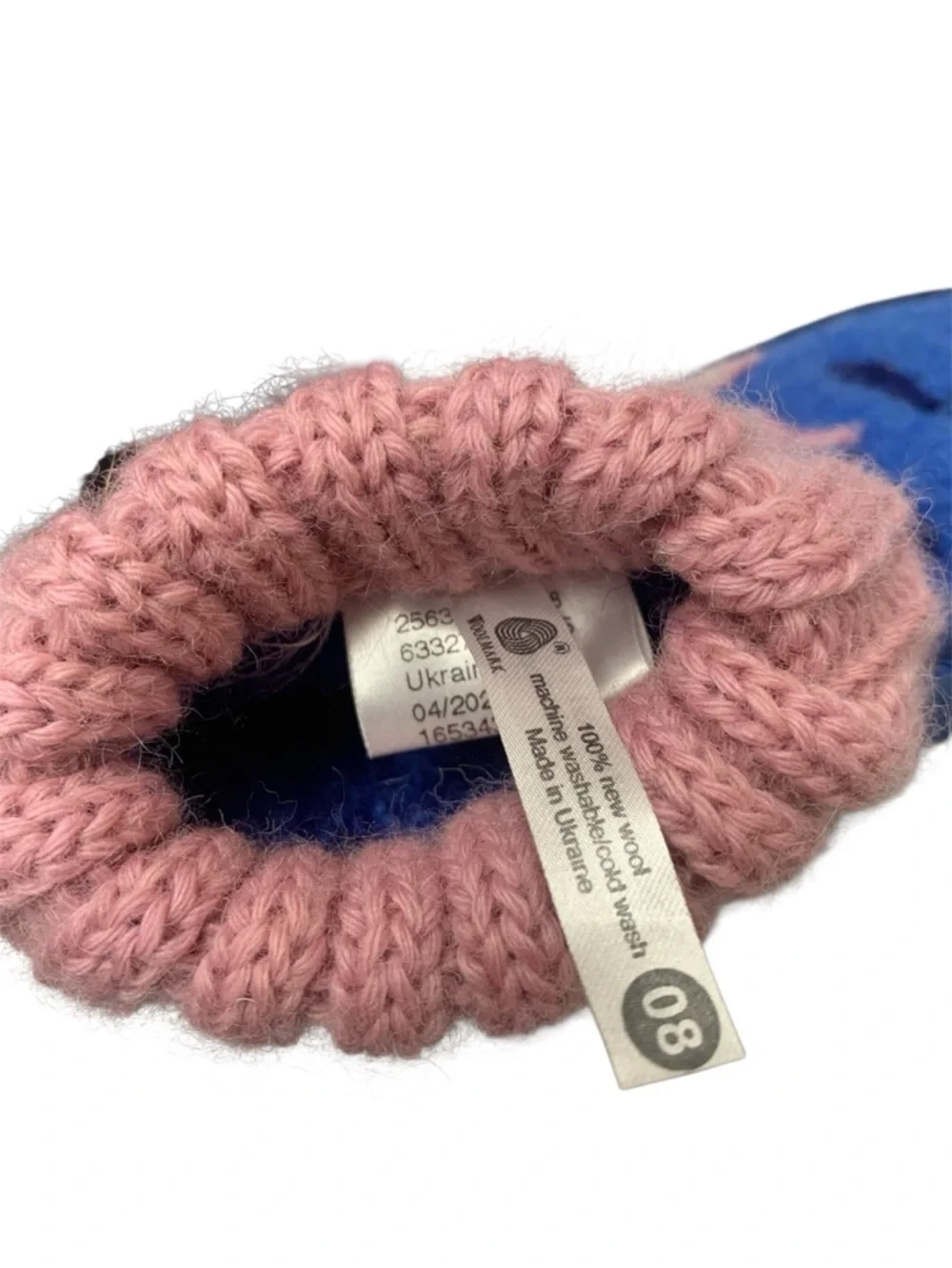Garnet‎ Hill Girls Boiled Wool Slipper Boots Pink Blue Cute Cat Size 08 Toddler
